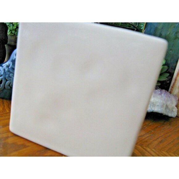 New Rae Dunn Vintage Style Green Desk Lamp Office Block Ceramic Paperweight - 4" - Picture 6 of 7